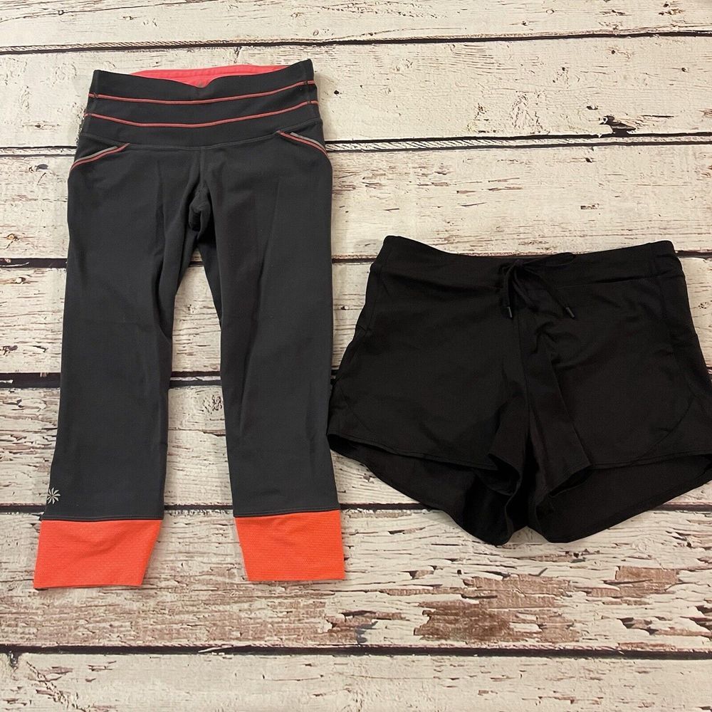 Athleta Legging Size XXS & Shorts Size XS Women's Activewear Lot of 2 Yoga Women